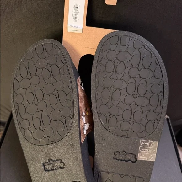 Coach X Peanuts Pool Slide NWT Men’s - Picture 5 of 5